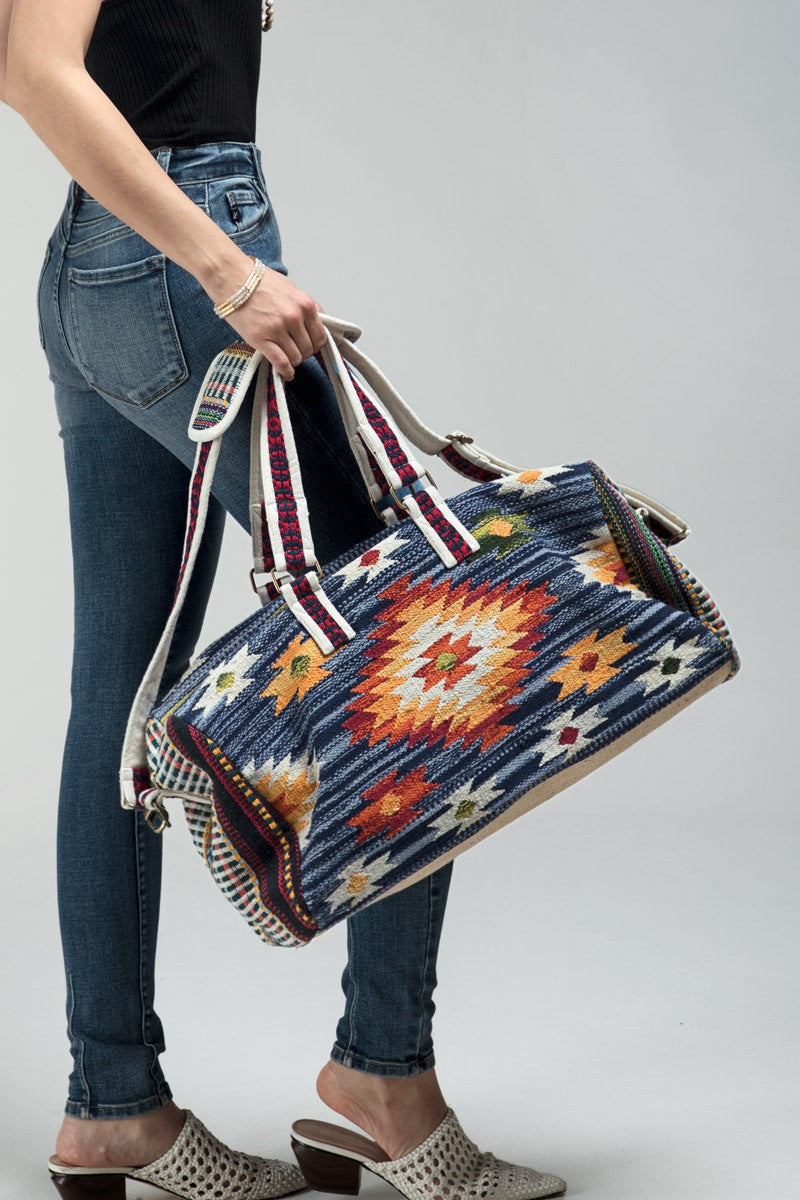 Navajo Print Duffle Bag
