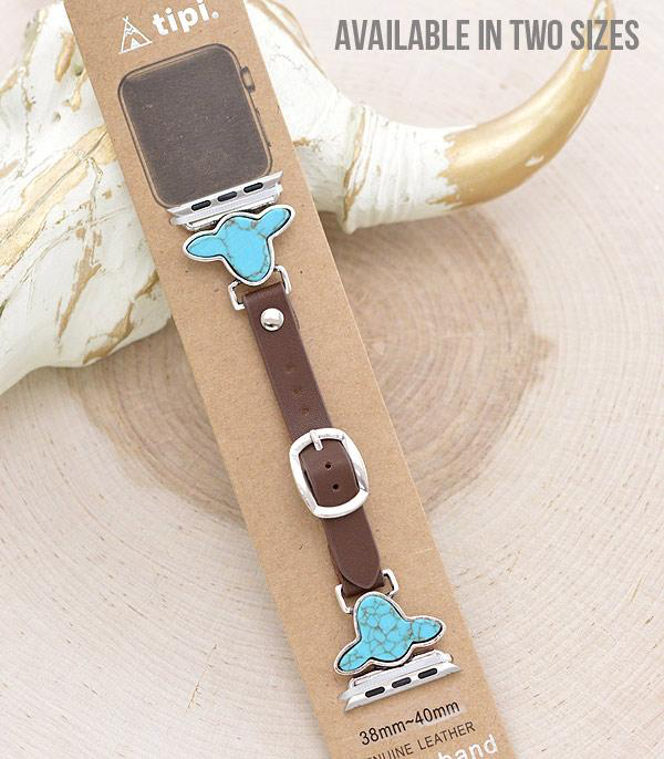 Tipi Turquoise Cow Watch Band