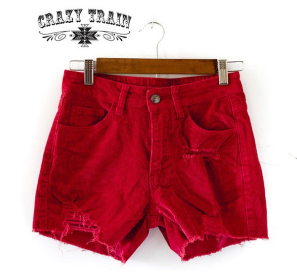 Lil Red Rodeo Shorts by Crazy Train